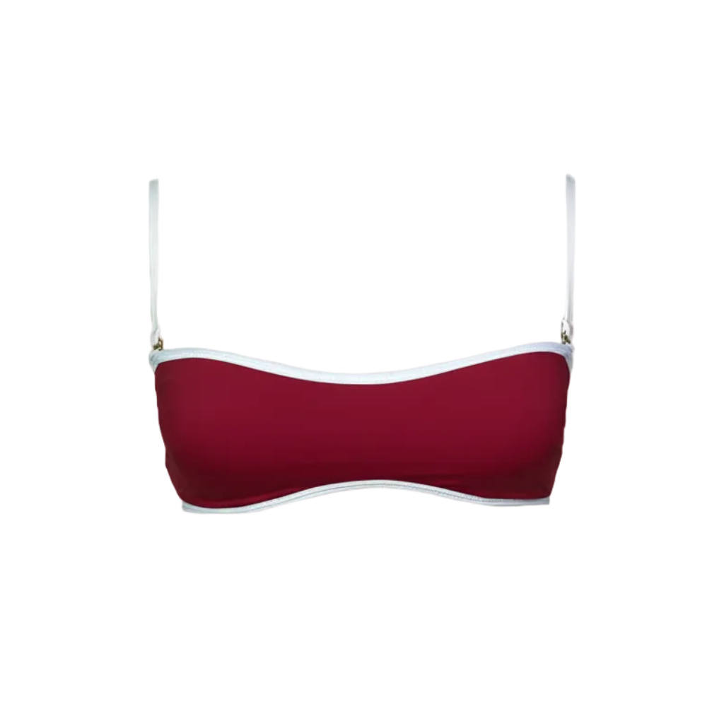 Bay Styled Top - Burgundy Colorway